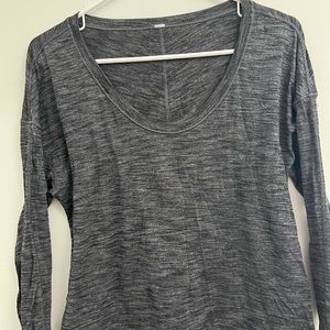 Lululemon grey long sleeve top